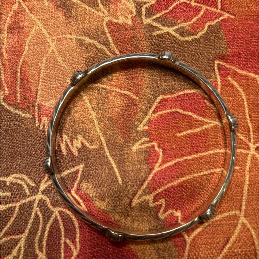 Brighton Silver-Tone Twisted Cable Bracelet - Picture 3 of 5